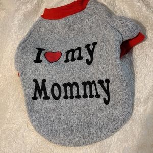 Pet Raglan Steeve Fleece Sweater